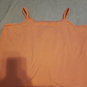 Avenue - Orange adjustable strap tank.